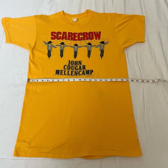 VTG Original 1985 John Cougar Mellencamp Single Stitch Concert T Shirt Rare XL - Picture 5 of 16